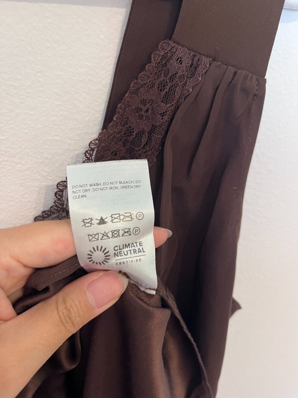 Reformation Provence Silk Dress in Cafe Size M (Altered) - Picture 10 of 14